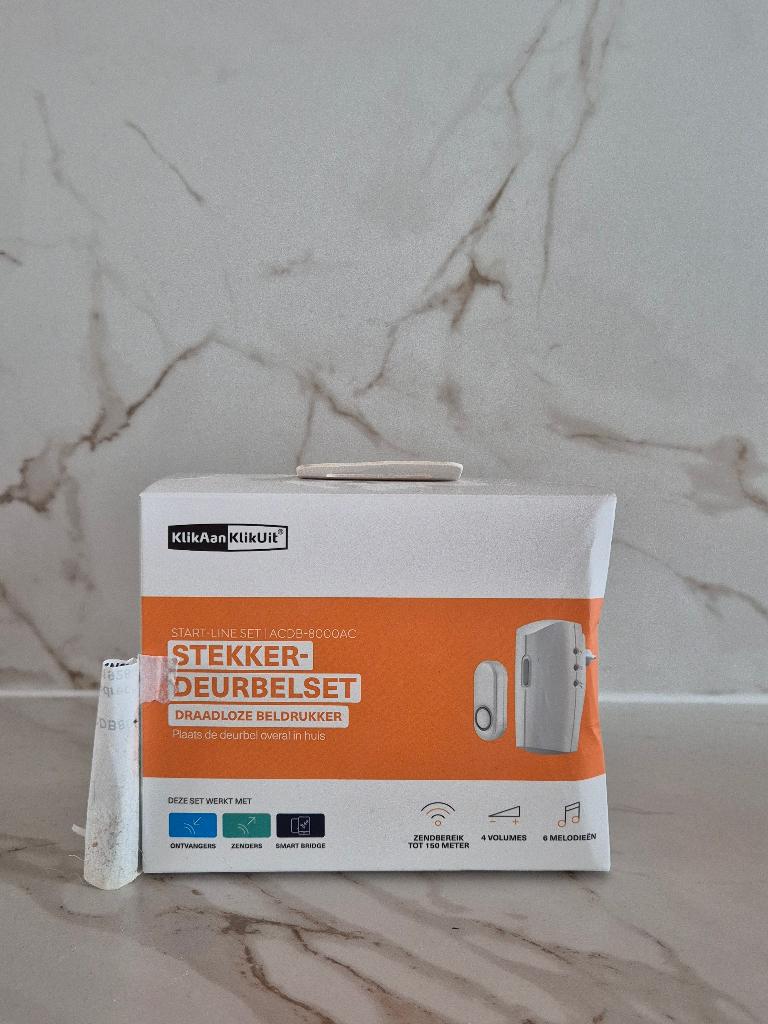 Klikaan Klikuit deurbel, Huis en Inrichting, Deurbellen, Ophalen, Nieuw, Draadloos