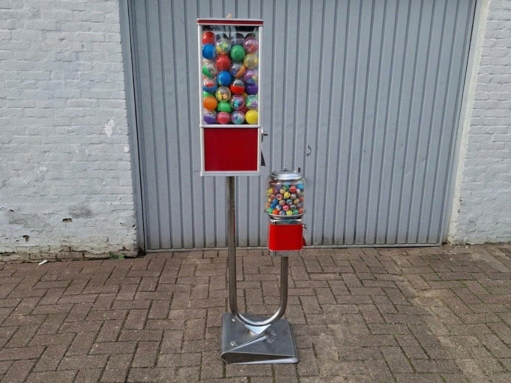 Beaver capsule automaat op staander, Verzamelen, Ophalen, Gebruikt