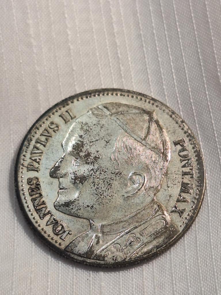 JOHANNES PAULUS II PON.MAX Vaticaan penning (#3), Ophalen of Verzenden, Overige materialen, Buitenland