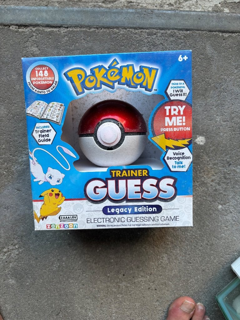 Pokemon Trainer Guess, Ophalen, Nieuw, Met geluid