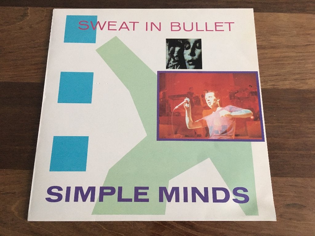 Vinyl Maxisingle Simple Minds Sweat In Bullet + 2 Live Track, Gebruikt, Originele persing, Ophalen of Verzenden, Pop