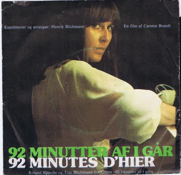Henrik Blichmann 92 Minutter Af I Går (EP Zweden), Gebruikt, Filmmuziek en Soundtracks, Originele persing, 7 inch
