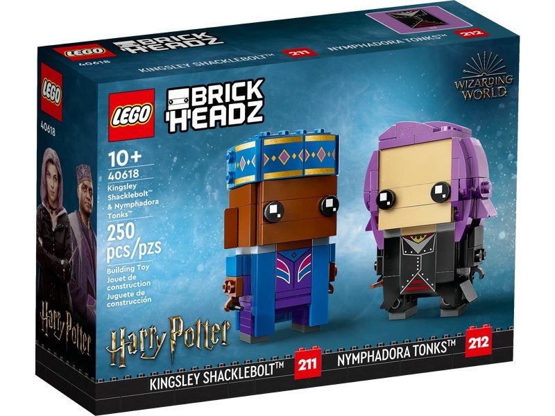 40618 LEGO BrickHeadz: Romeo Wolkenveldt en Nymphadora Tops, BrickHeadz, Lego, Nieuw, Ophalen of Verzenden