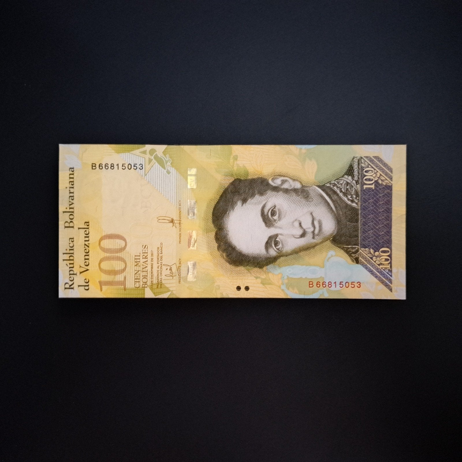 100000 bolivar Venezuela #015, Ophalen of Verzenden, Zuid-Amerika, Los biljet