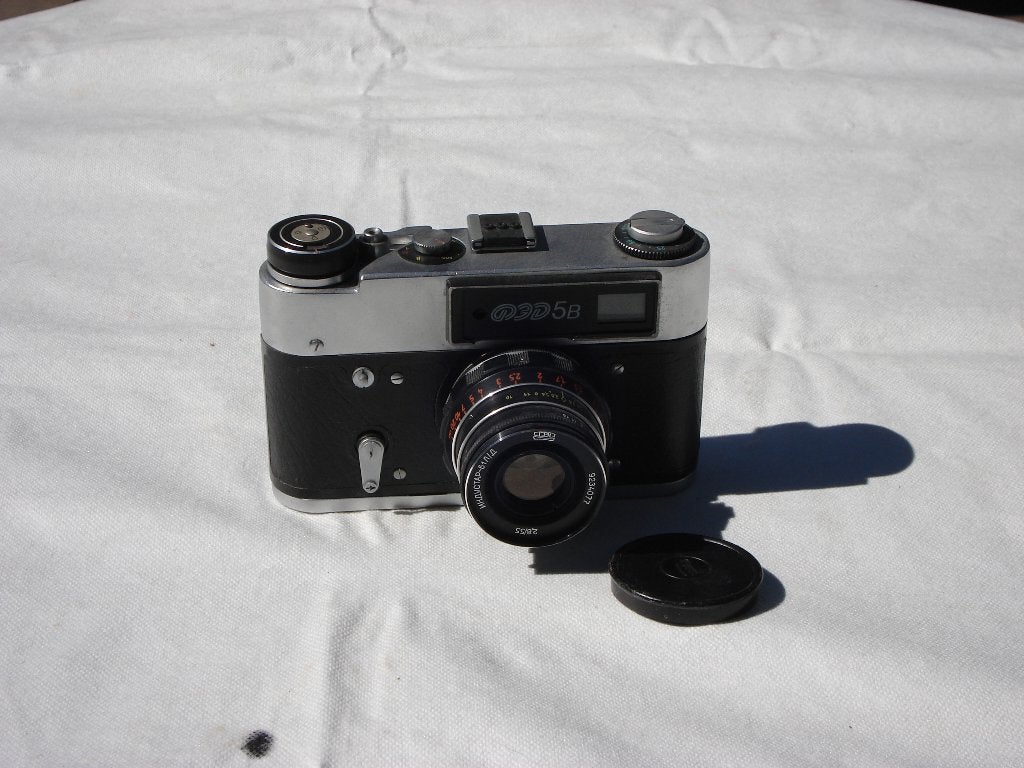 Russische Fed 5B camera, Ophalen of Verzenden, Gebruikt, Compact, Overige Merken