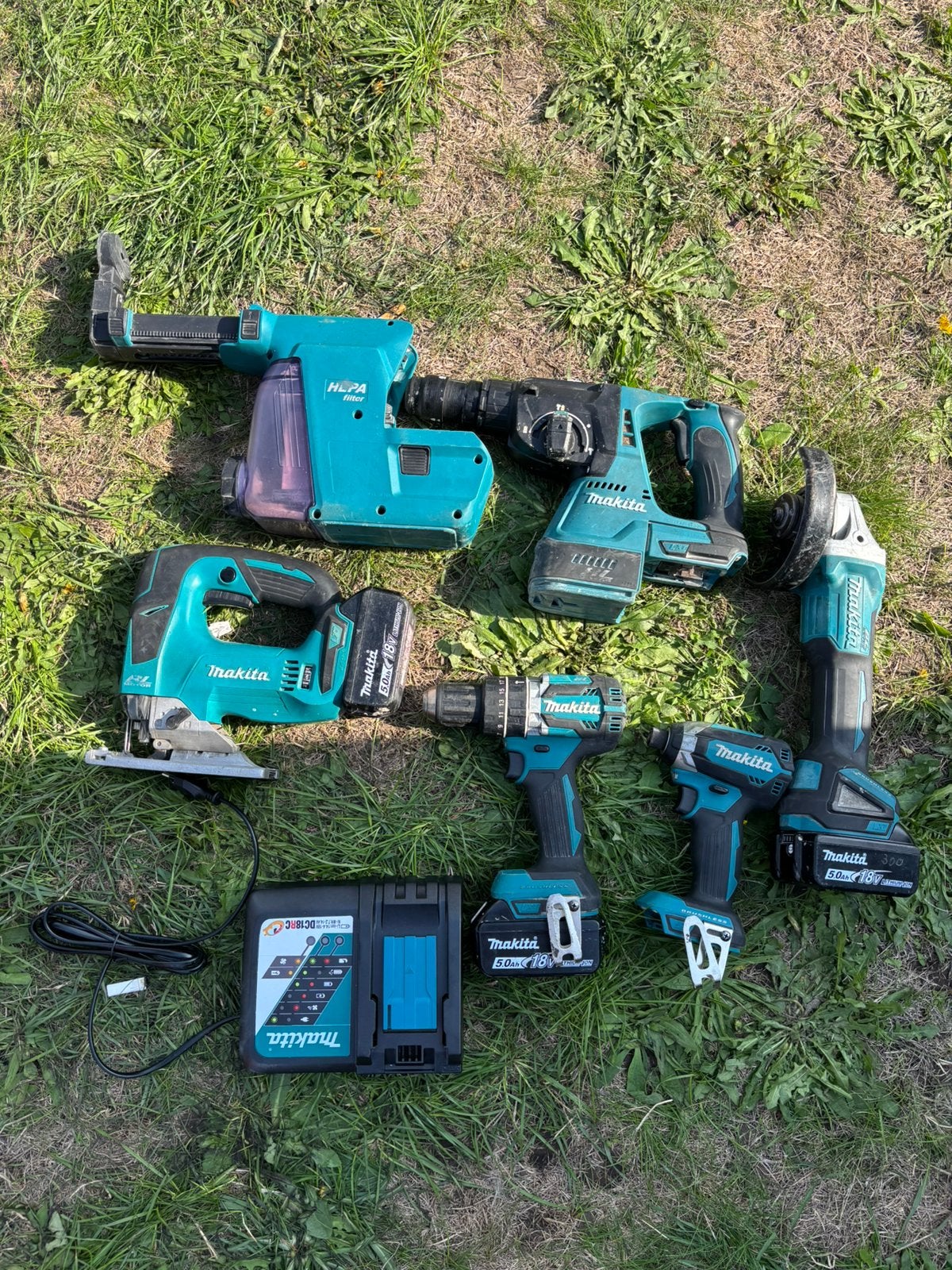 Makita set -, Ophalen of Verzenden, Gebruikt, Boor- en Schroefmachine