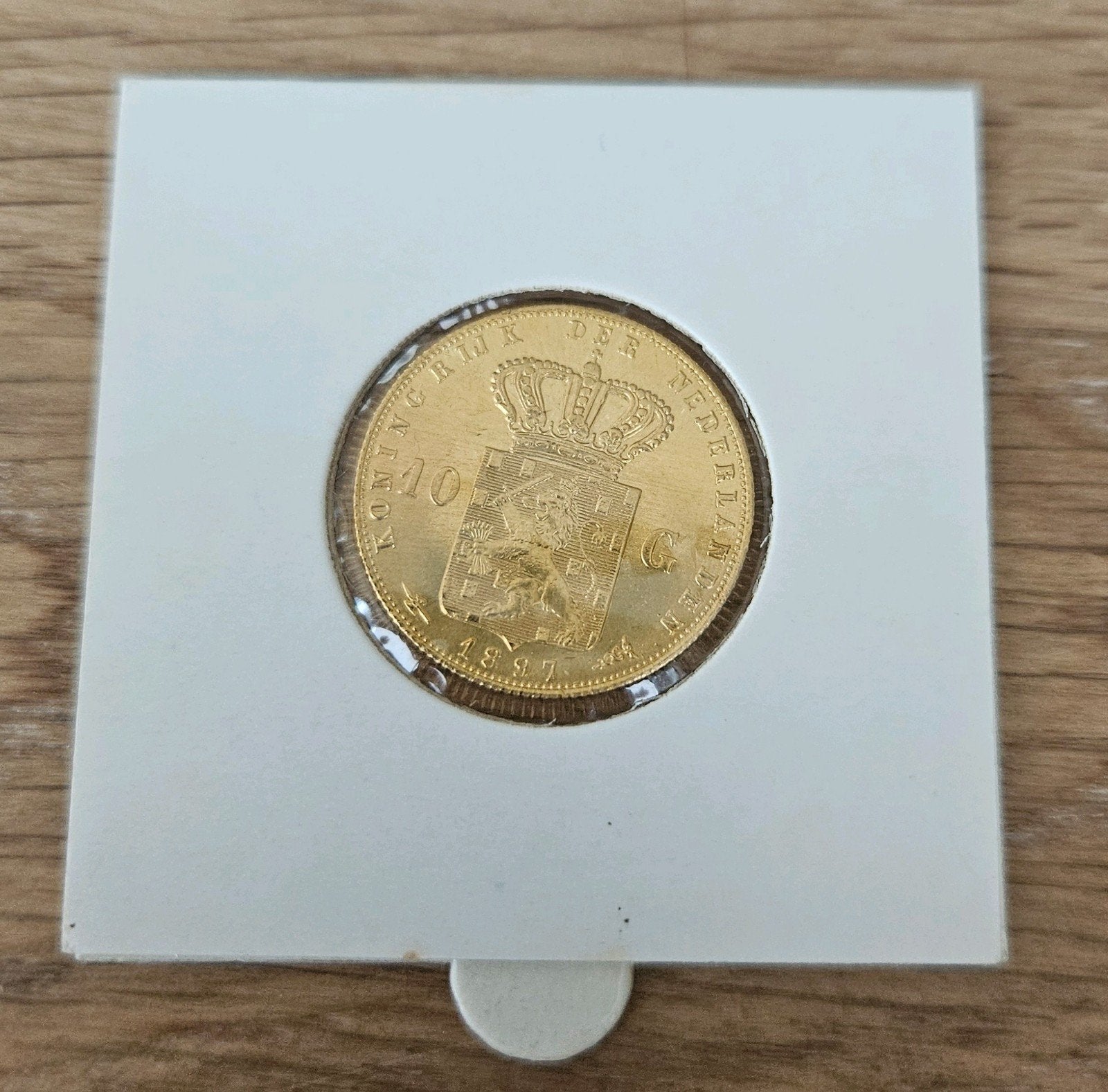 Gouden Tientje 1897 Koningin Wilhelmina, Koningin Wilhelmina, Losse munt, 10 gulden, Goud