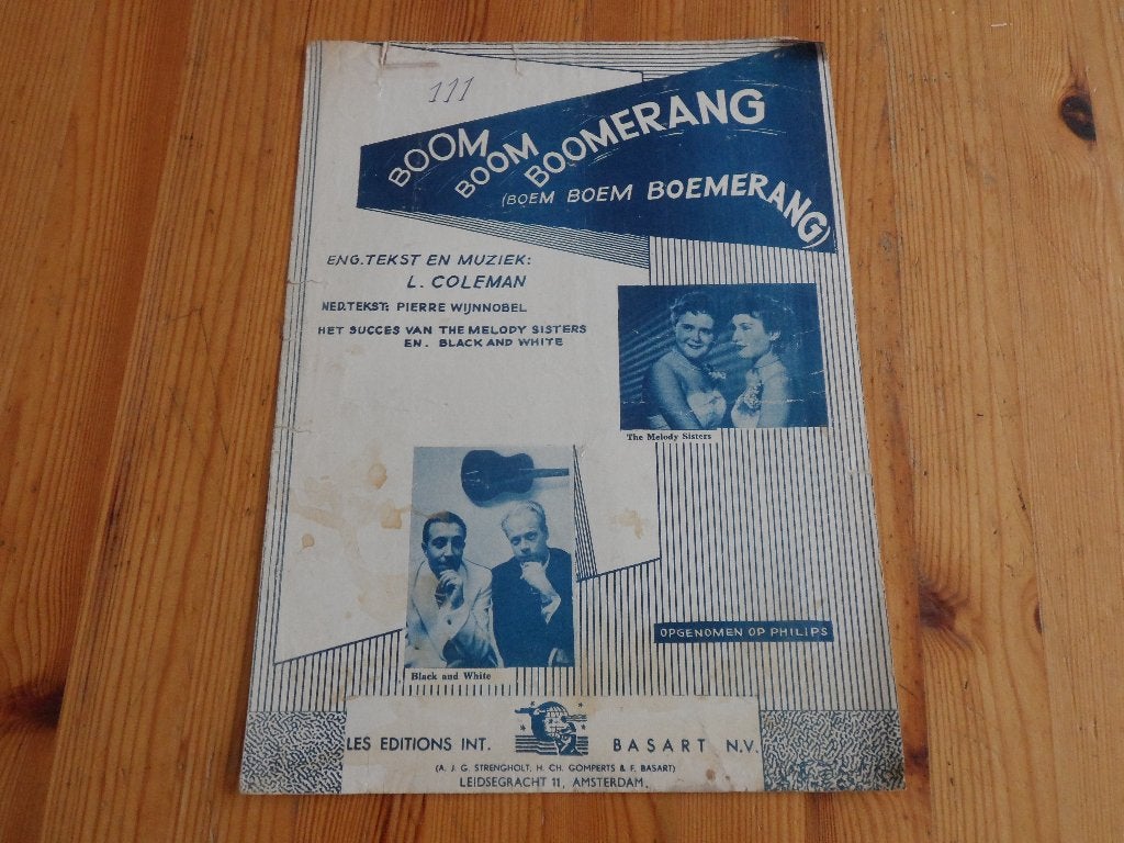 Boom boom boomerang - l. Coleman, Gebruikt, Gitaar, Ophalen of Verzenden, Artiest of Componist