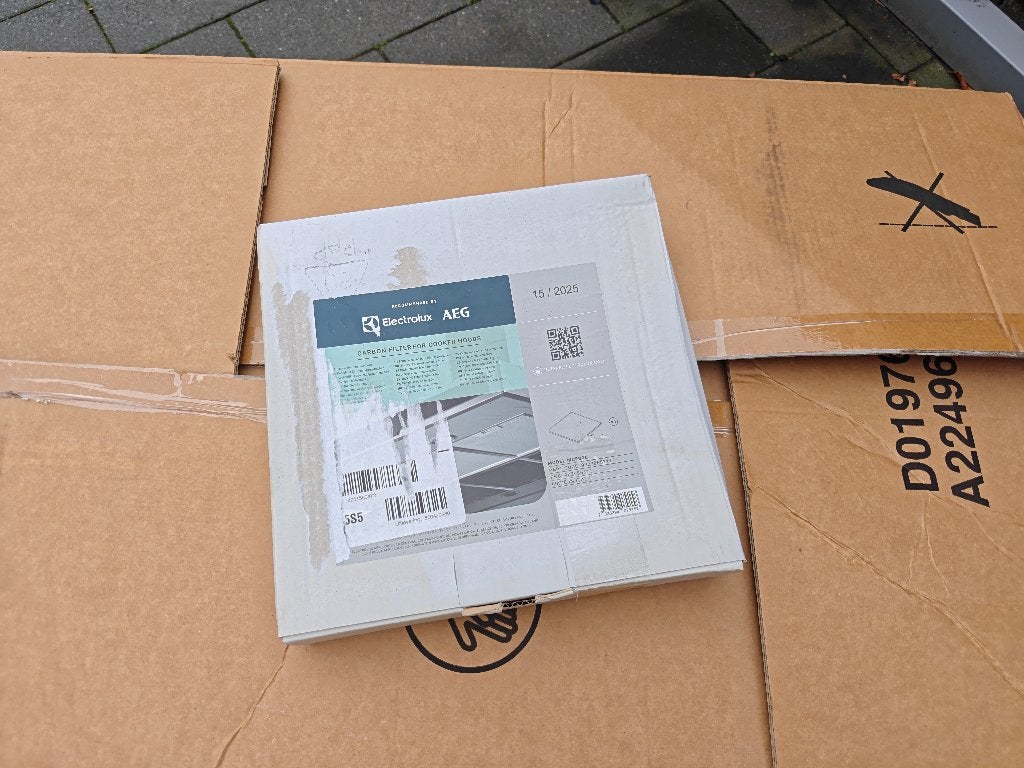 Aeg afzuigkap nieuw in doos, Ophalen, Nieuw, Inbouw, Eilandschouwkap