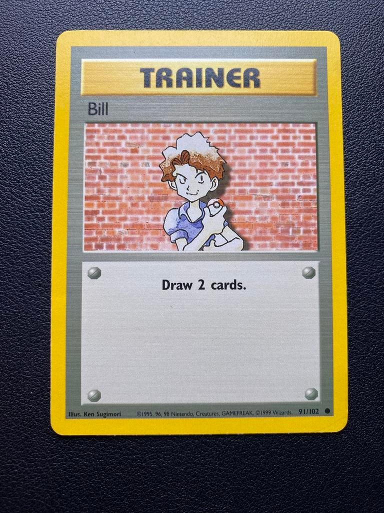 Bill - Base Set - 91/102 - Pokemon kaart, Ophalen of Verzenden, Zo goed als nieuw