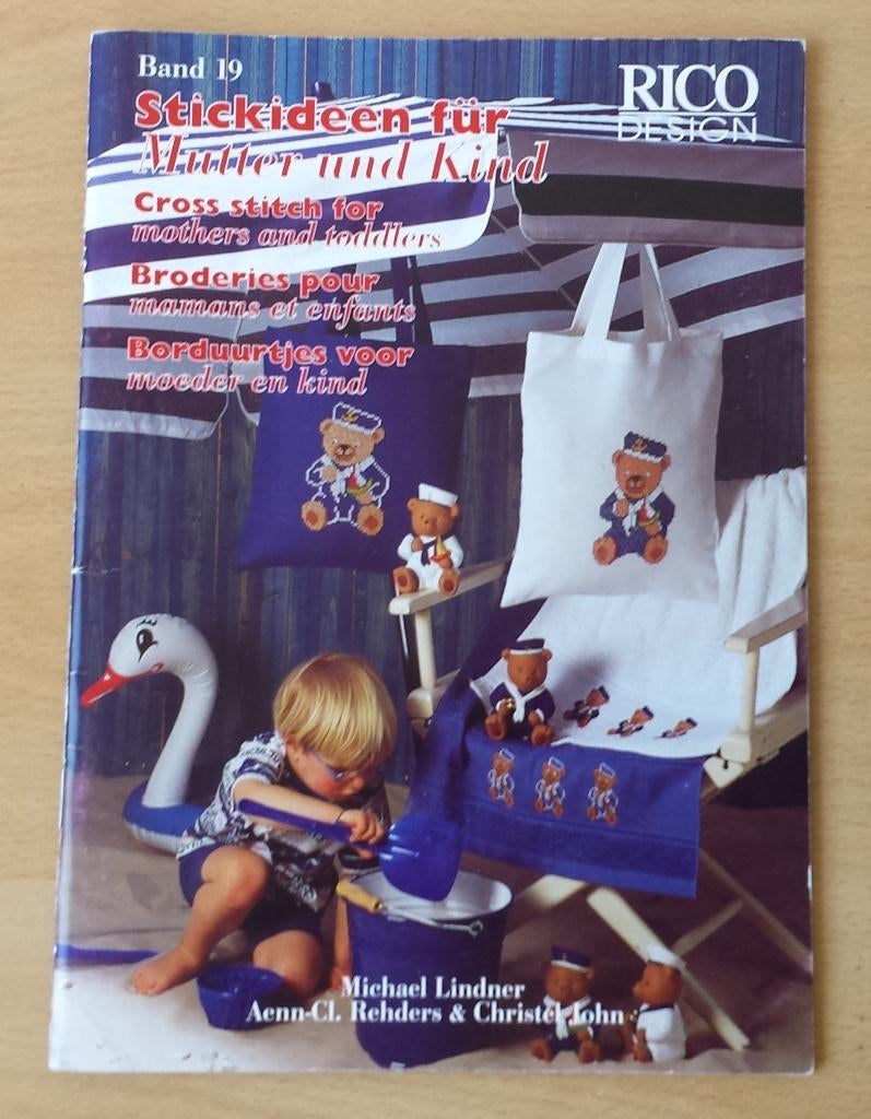 Rico Design - Borduurtjes voor Moeder en Kind - nr.19, Patroon, Gebruikt, Ophalen of Verzenden, Handborduren