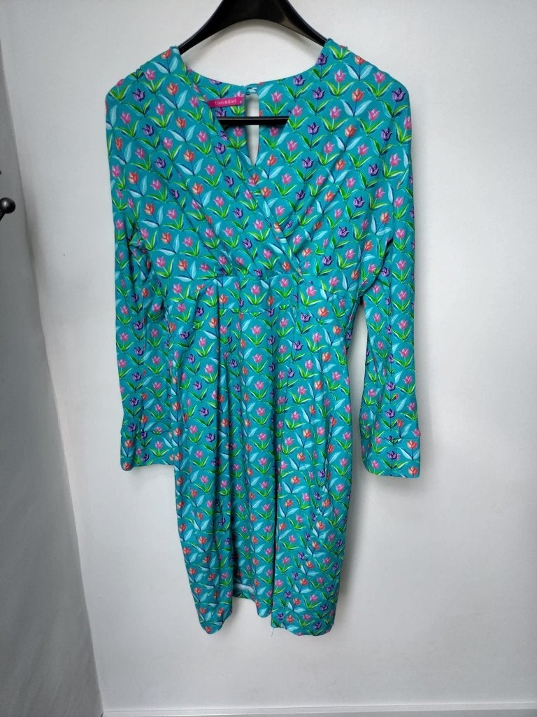 Lien & Giel Tokyo tulp maat M, Kleding | Dames, Maat 38/40 (M), Blauw, Ophalen of Verzenden, Zo goed als nieuw
