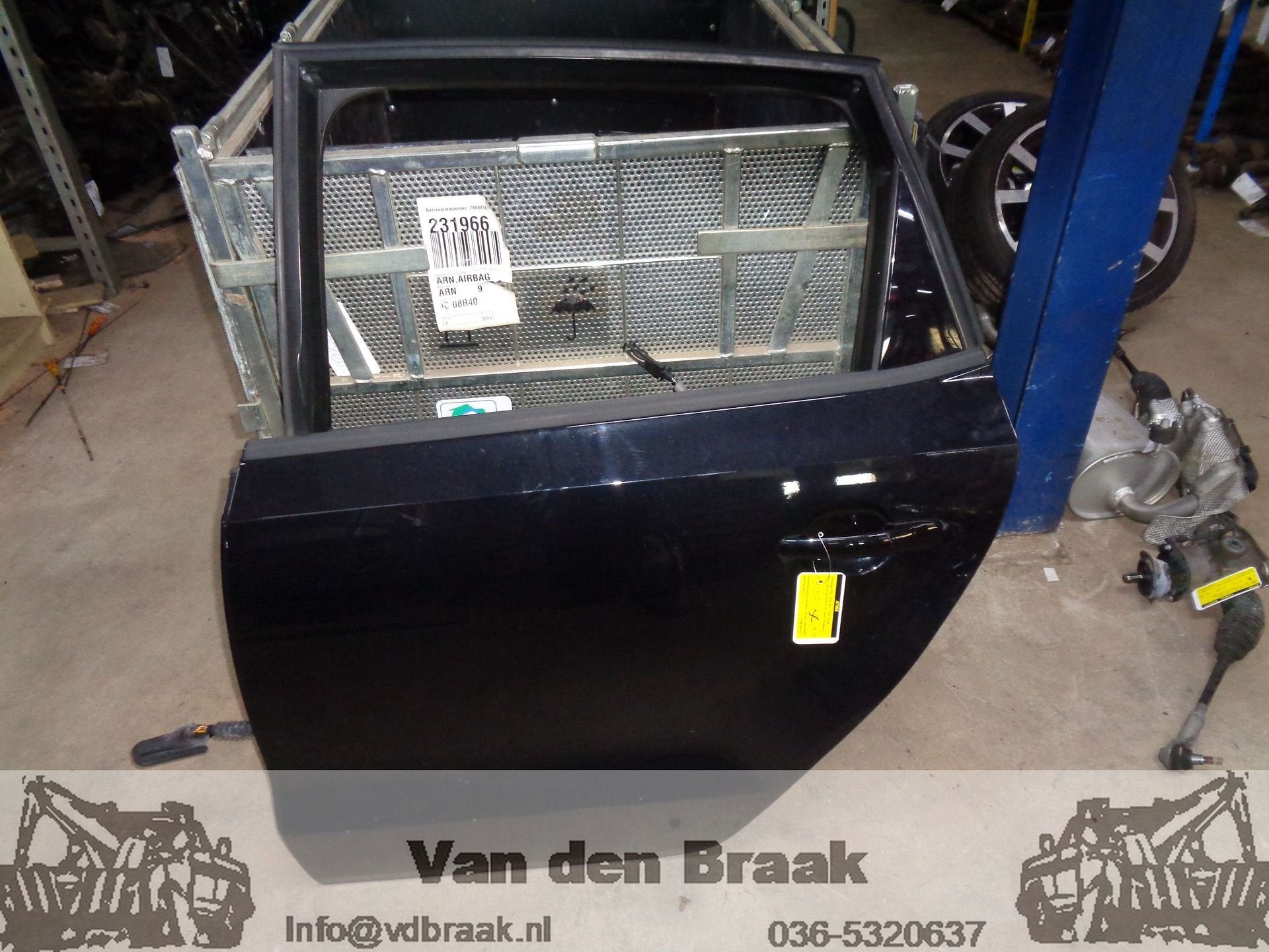 Volkswagen Polo 5 drs 2009-2014 Deur links achterzijde, Auto-onderdelen, Gebruikt, -, Herkomst onderdeel bekend, -