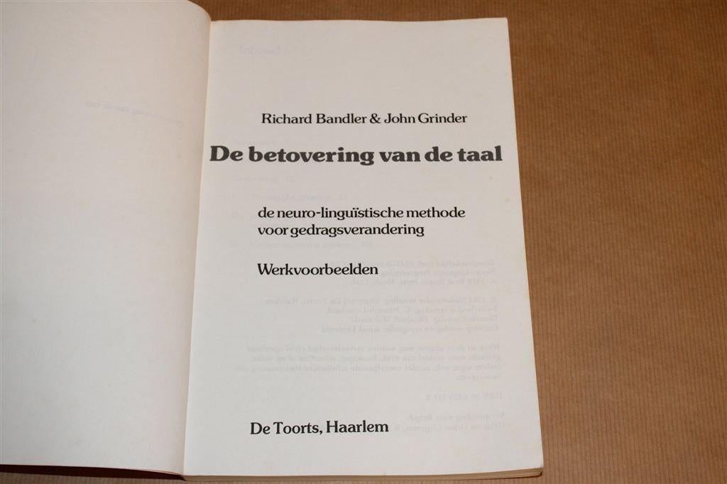 De Betovering van de Taal — Een NLP-Workshop in een Boek, Boeken, Ophalen of Verzenden, Gelezen, Overige onderwerpen, Achtergrond en Informatie