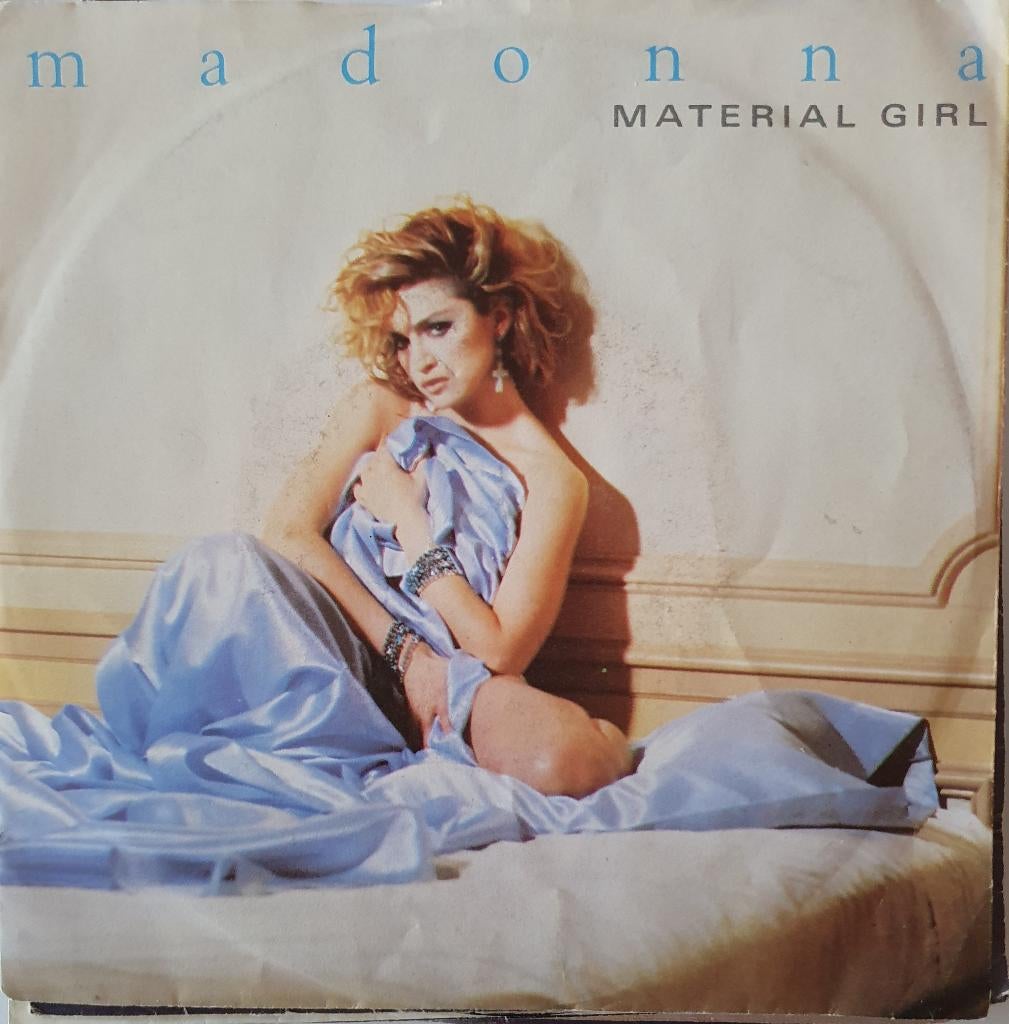 Madonna - Material Girl, Cd's en Dvd's, Vinyl Singles, Gebruikt, Verzenden, 7 inch, Fotohoes
