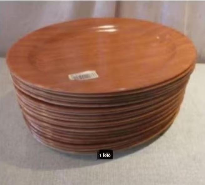 21 Dienbladen voor thee of koffie - Melamine - 36x25, Huis en Inrichting, Kunststof, Ophalen of Verzenden, Zo goed als nieuw, Dienblad
