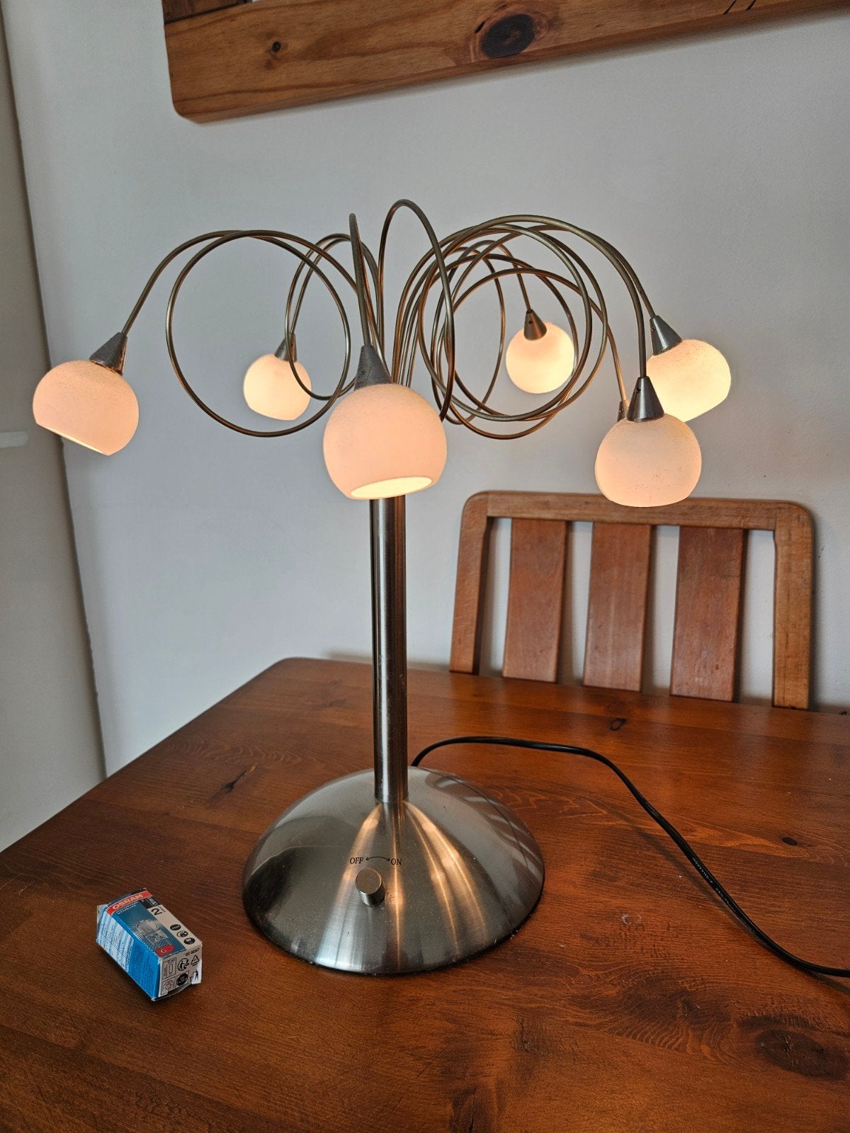 lamp met dimmer, Ophalen, Dimbaar, Overige stijlen, Glas