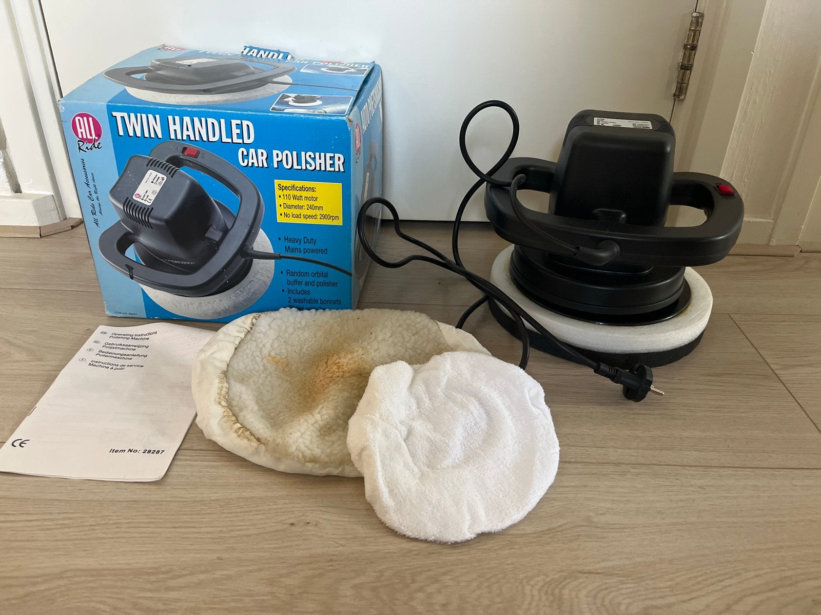 All Ride Twin Handled Car Polisher - Auto Poetsmachine, Ophalen of Verzenden