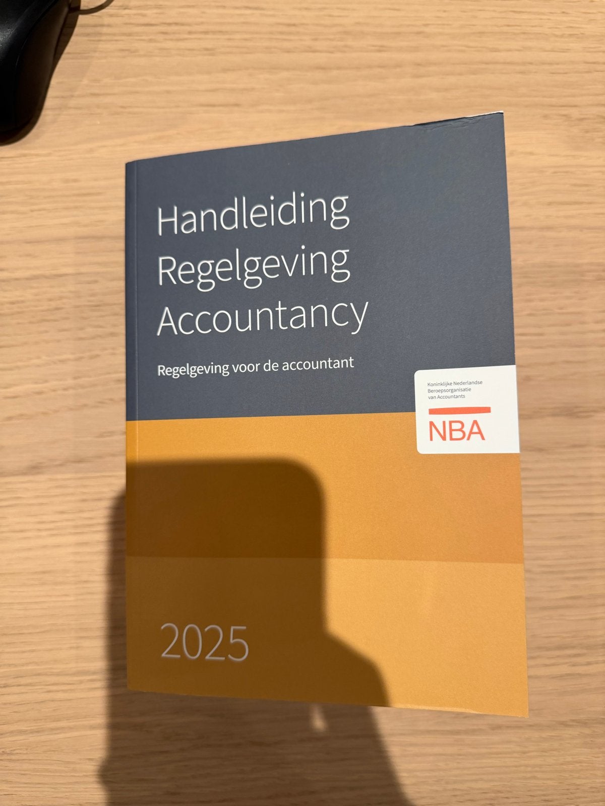 Handleiding Regelgeving Accountancy 2025 NBA, Verzenden, Gamma, Zo goed als nieuw, HBO