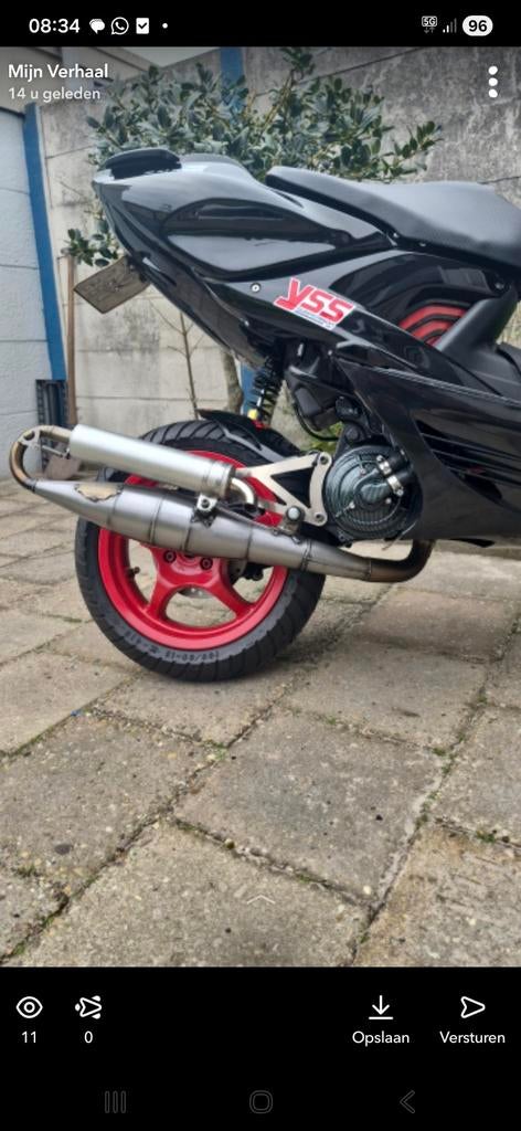 Ophalen !!Yasuni c16 minarreli horizontaal 70cc, Ophalen, Tweetakt, Aerox, 70 cc