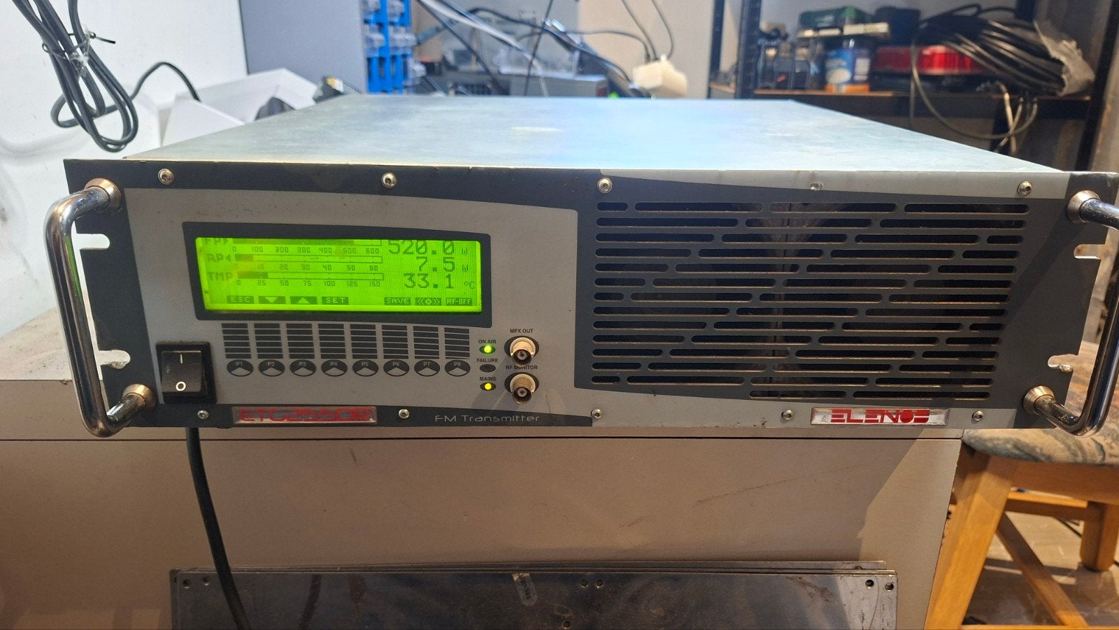 Elenos ETG 500 FM-zender, Ophalen of Verzenden, Gebruikt, Zender
