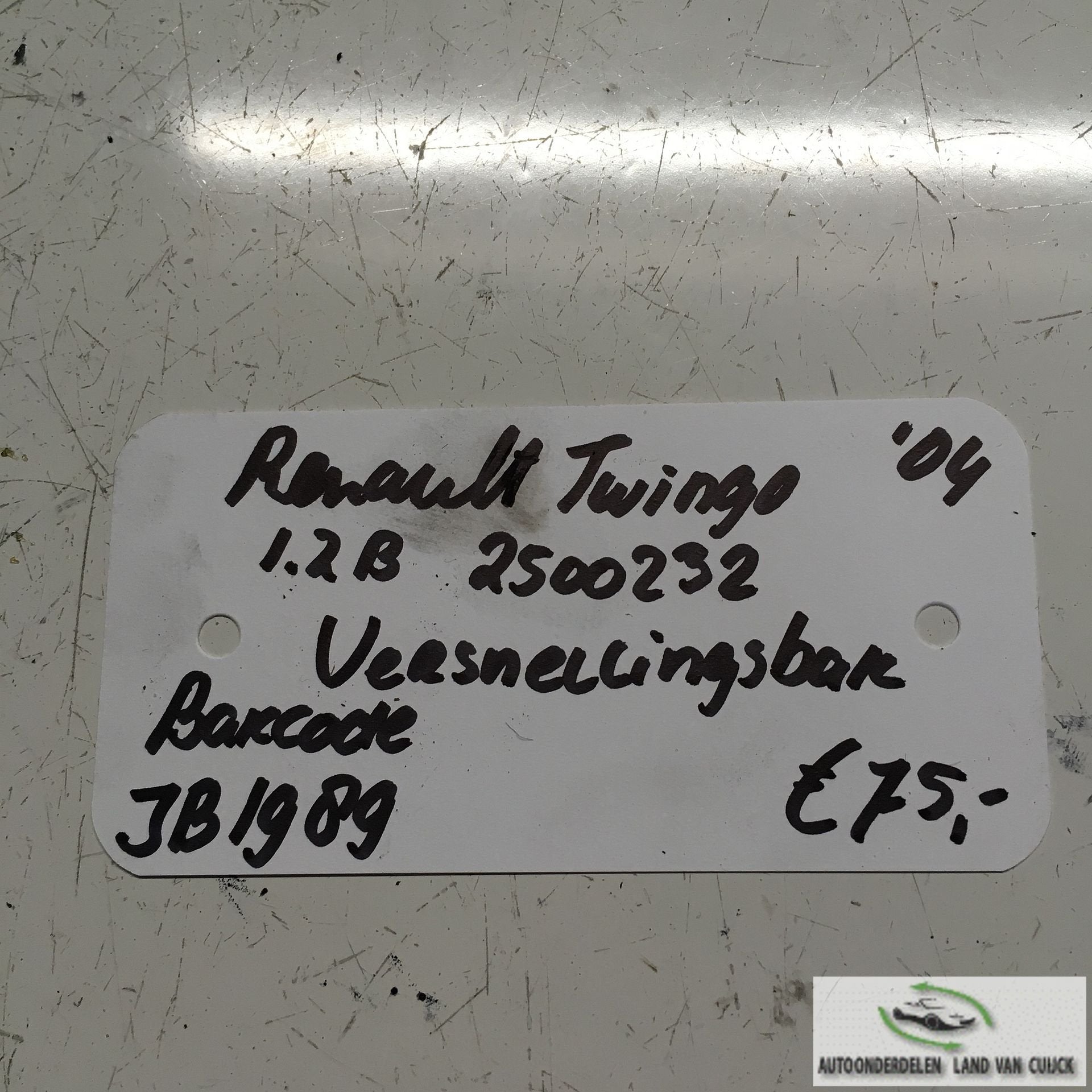 Renault Twingo 1.2 2004 2500232  Versnellingsbak  bakcode :