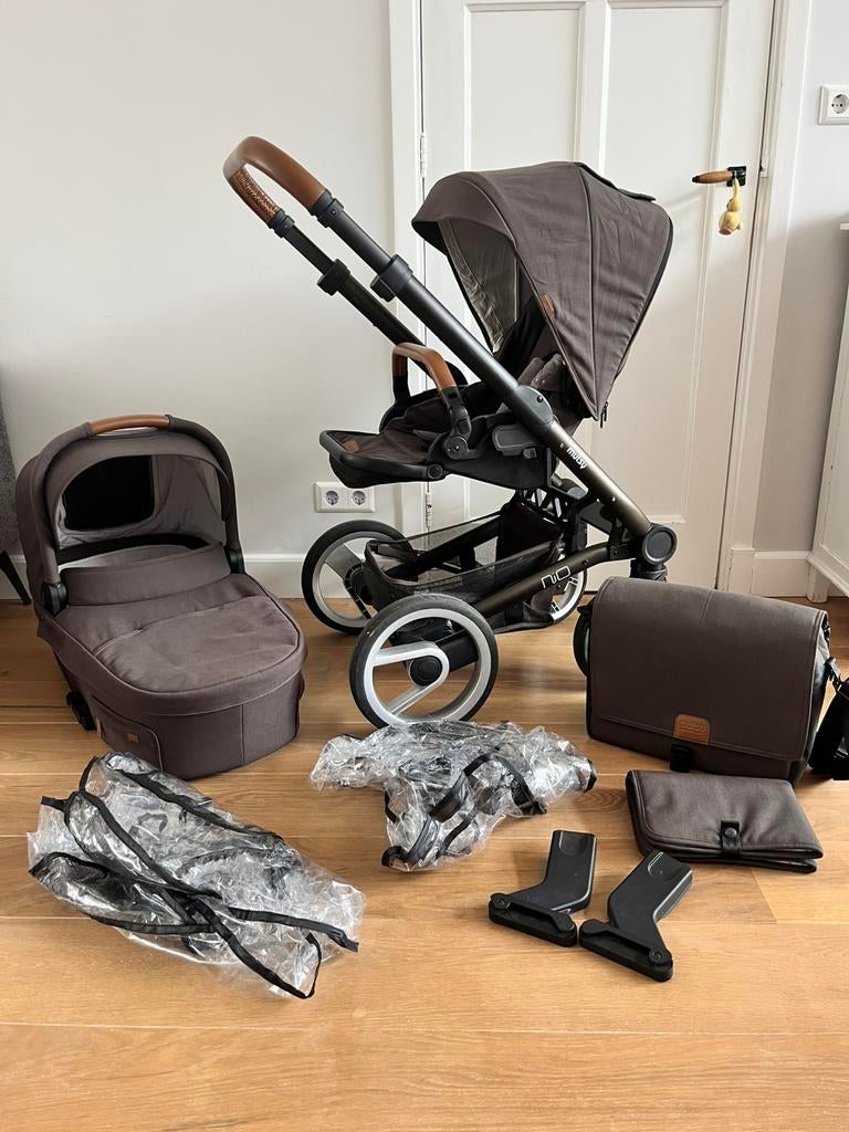 2 in 1 kinderwagen Mutsy Nio groen compleet met adapters, Ophalen, Gebruikt, Combiwagen, Mutsy