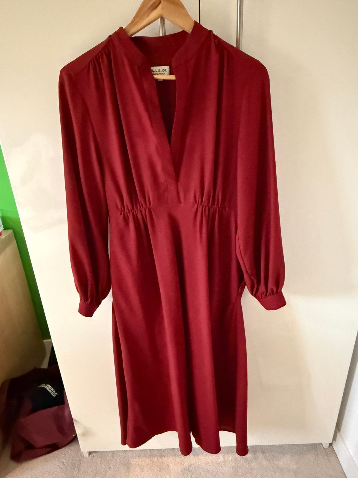 Paul & Joe bordeaux rode jurk, maat 38, Kleding | Dames, Maat 38/40 (M), Ophalen of Verzenden, Gedragen, Rood