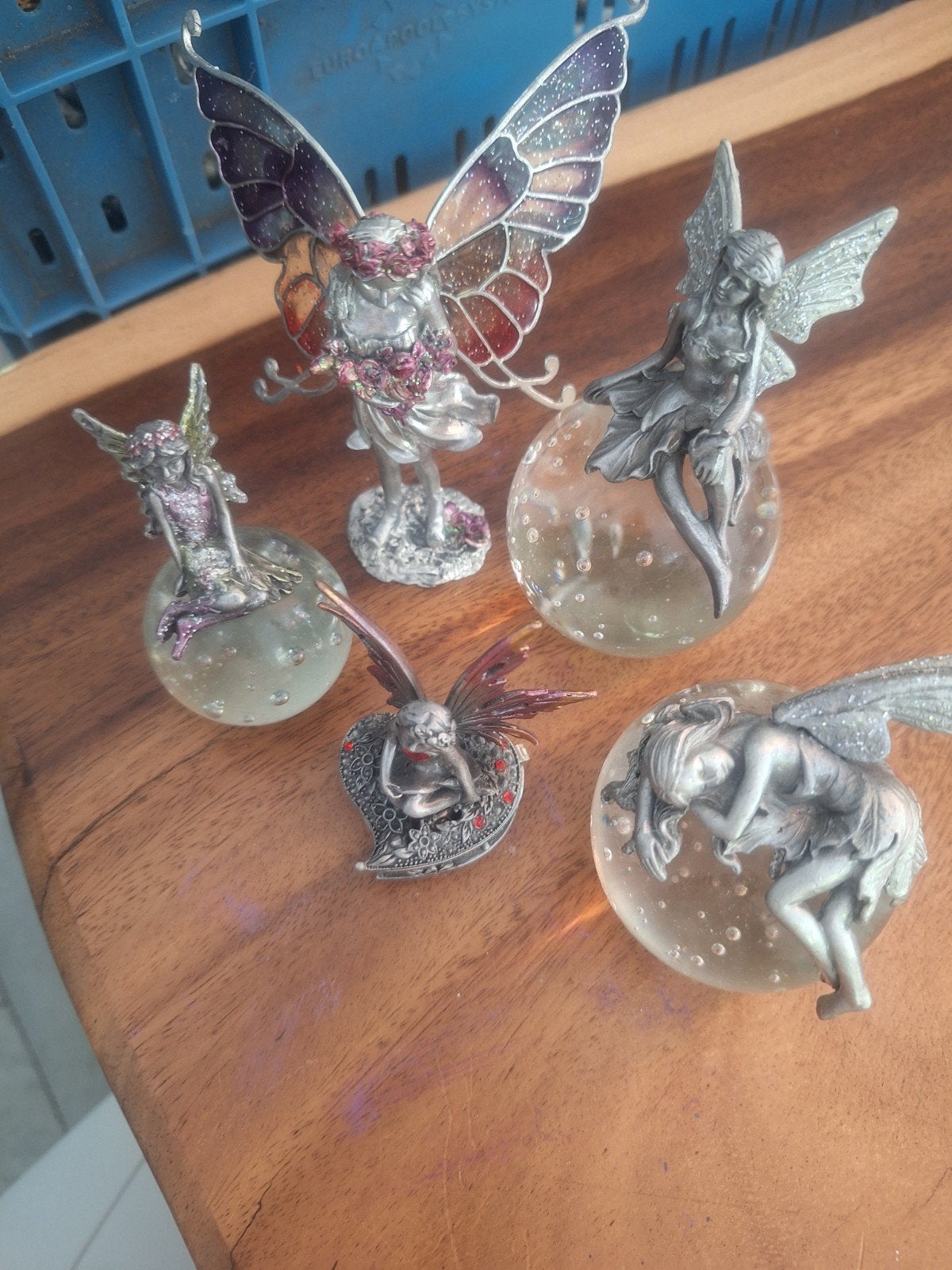 Set van 5 elfjes - Decoratieve beeldjes, Ophalen of Verzenden