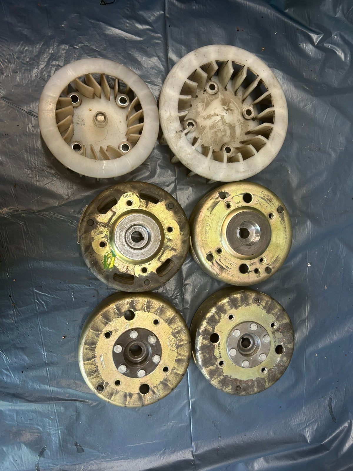 Ontsteking vliegwiel/koelvin gy6 peugeot verticaal, Ophalen of Verzenden, Zo goed als nieuw