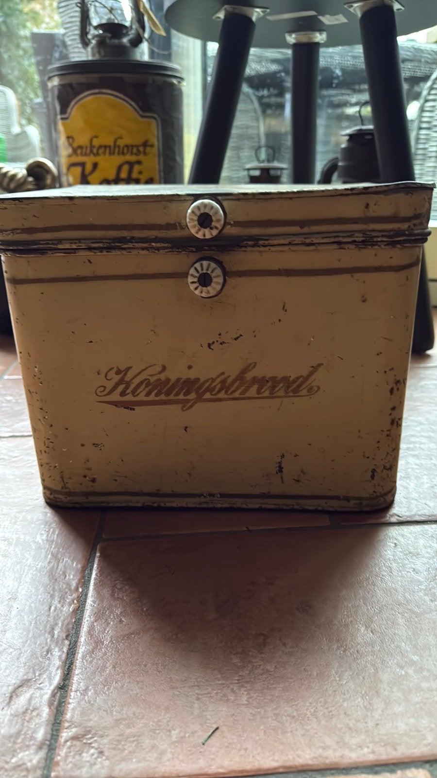 Bakkersblik koningsbrood, Ophalen of Verzenden, Gebruikt, Overige