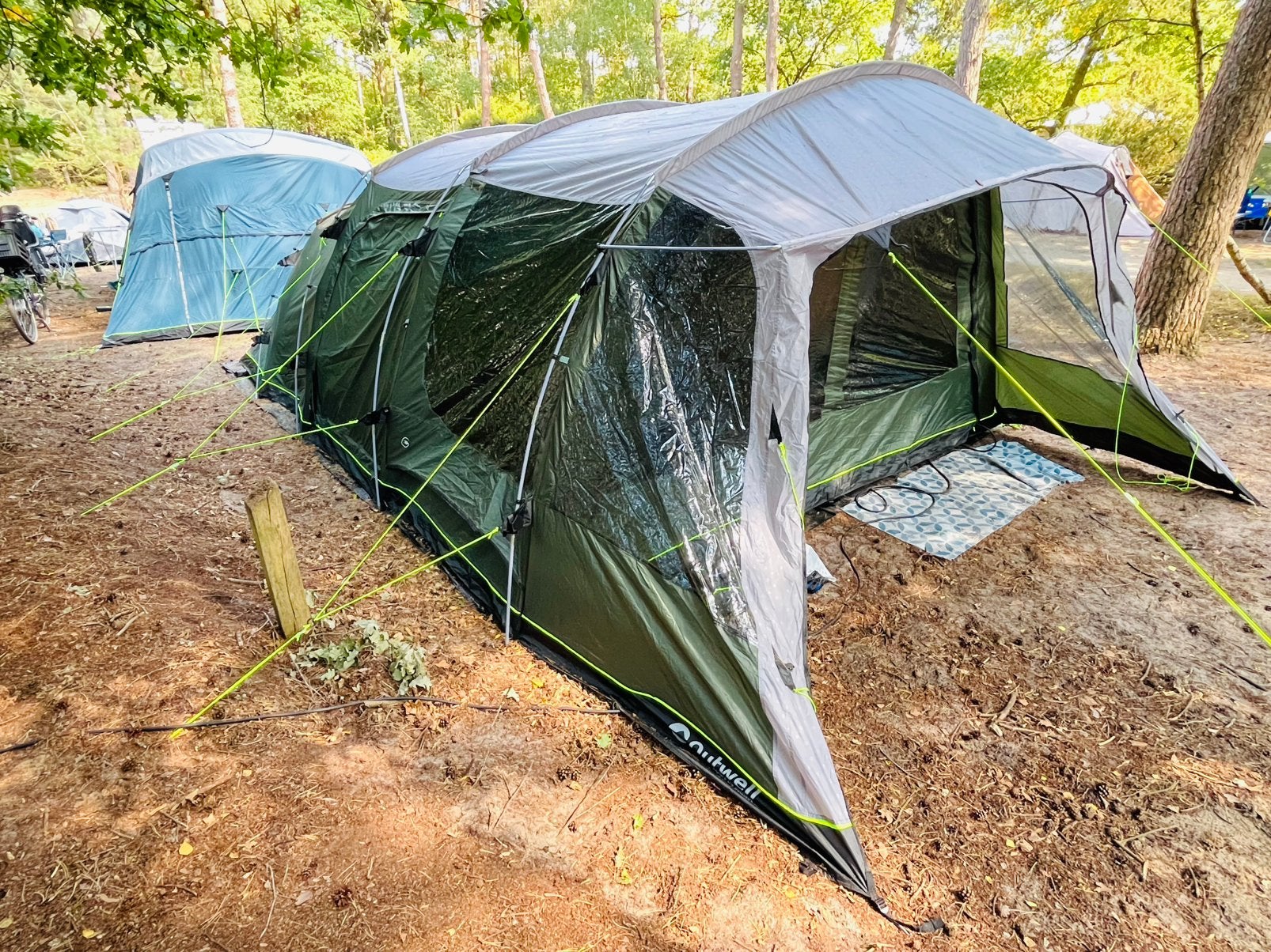 GERESERVEERD Outwell Greenwood 6 tunneltent, Ophalen, Gebruikt, Tot en met 6