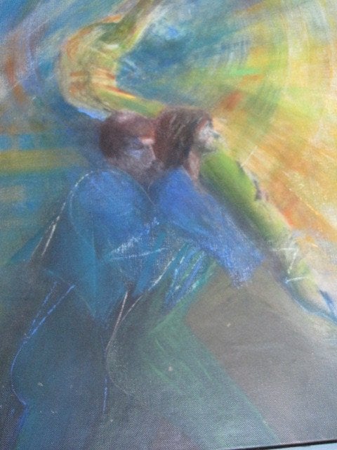 Yetta Bernice Lehman "Three dancers"., Ophalen of Verzenden