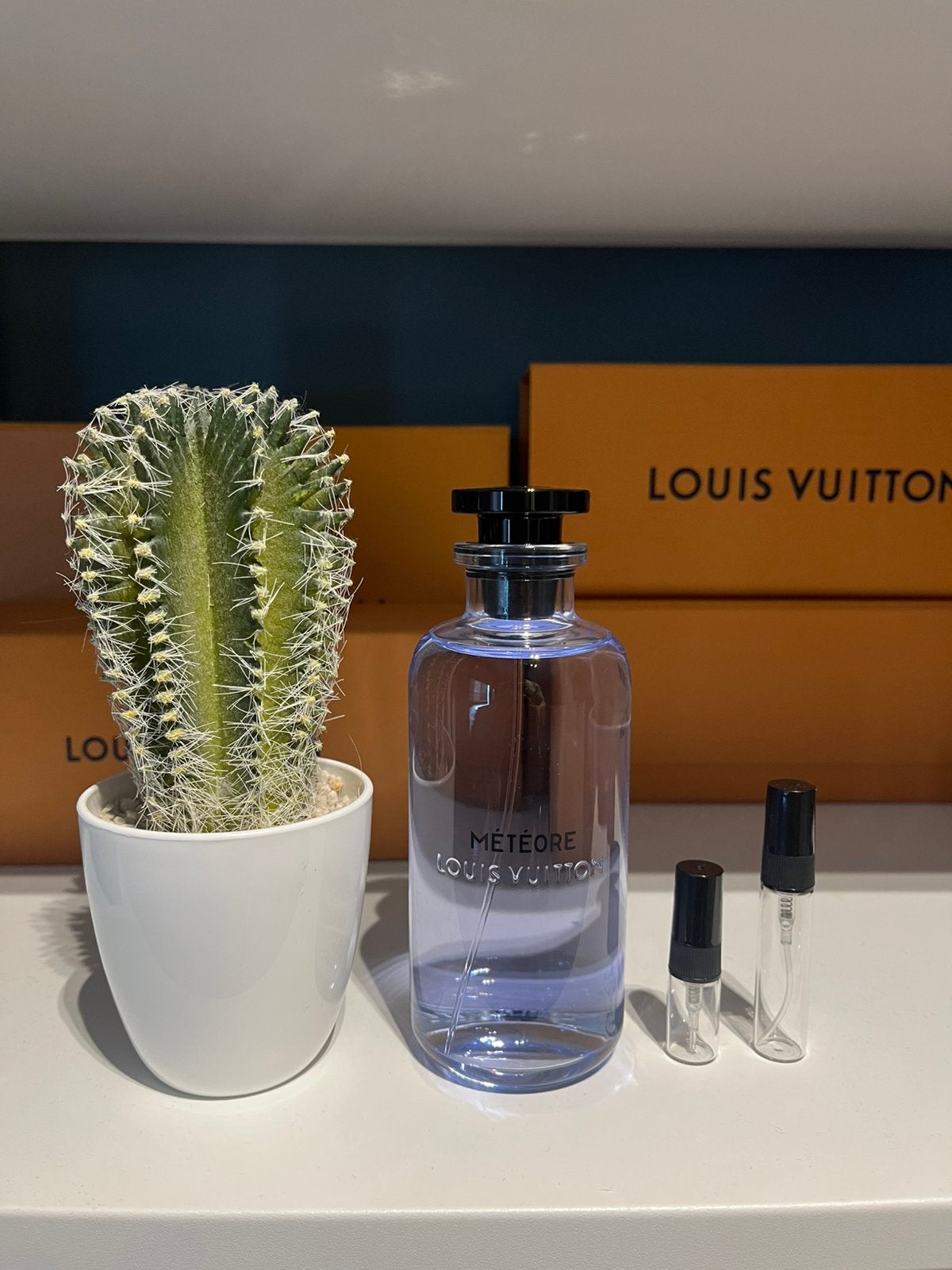 Louis Vuitton Meteore sample/tester/decant, Ophalen of Verzenden, Zo goed als nieuw