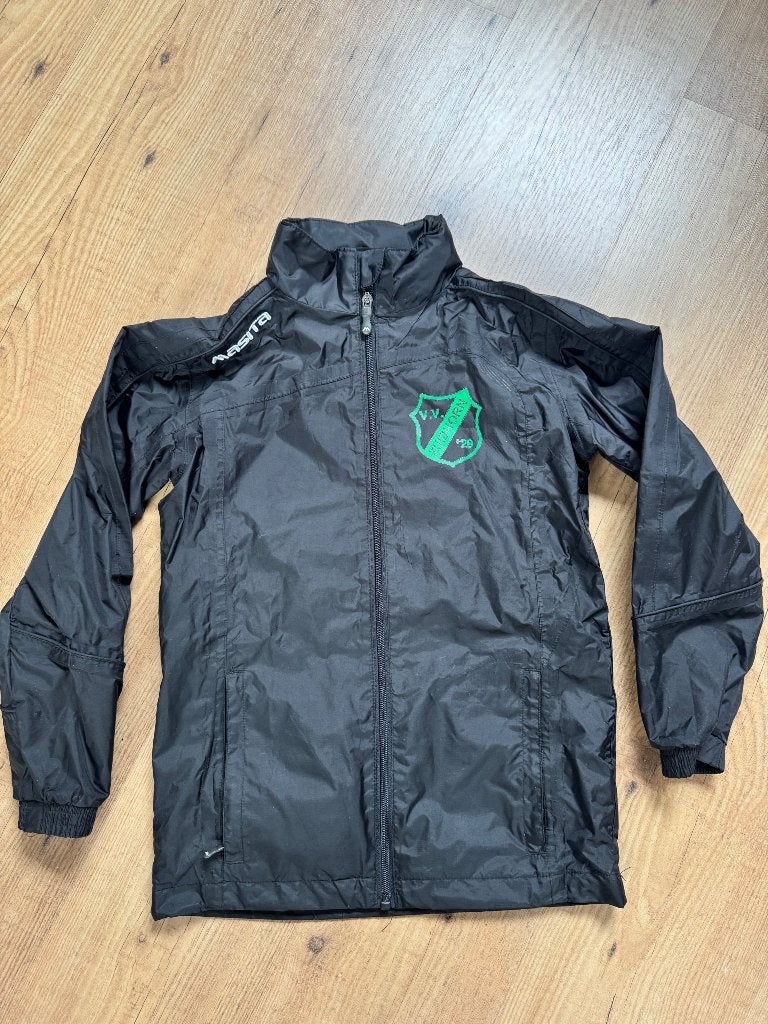 Vv Zuidhorn regenjas my 140, Sport en Fitness, Voetbal, Maat XS of kleiner, Ophalen of Verzenden, Zo goed als nieuw, Overige typen