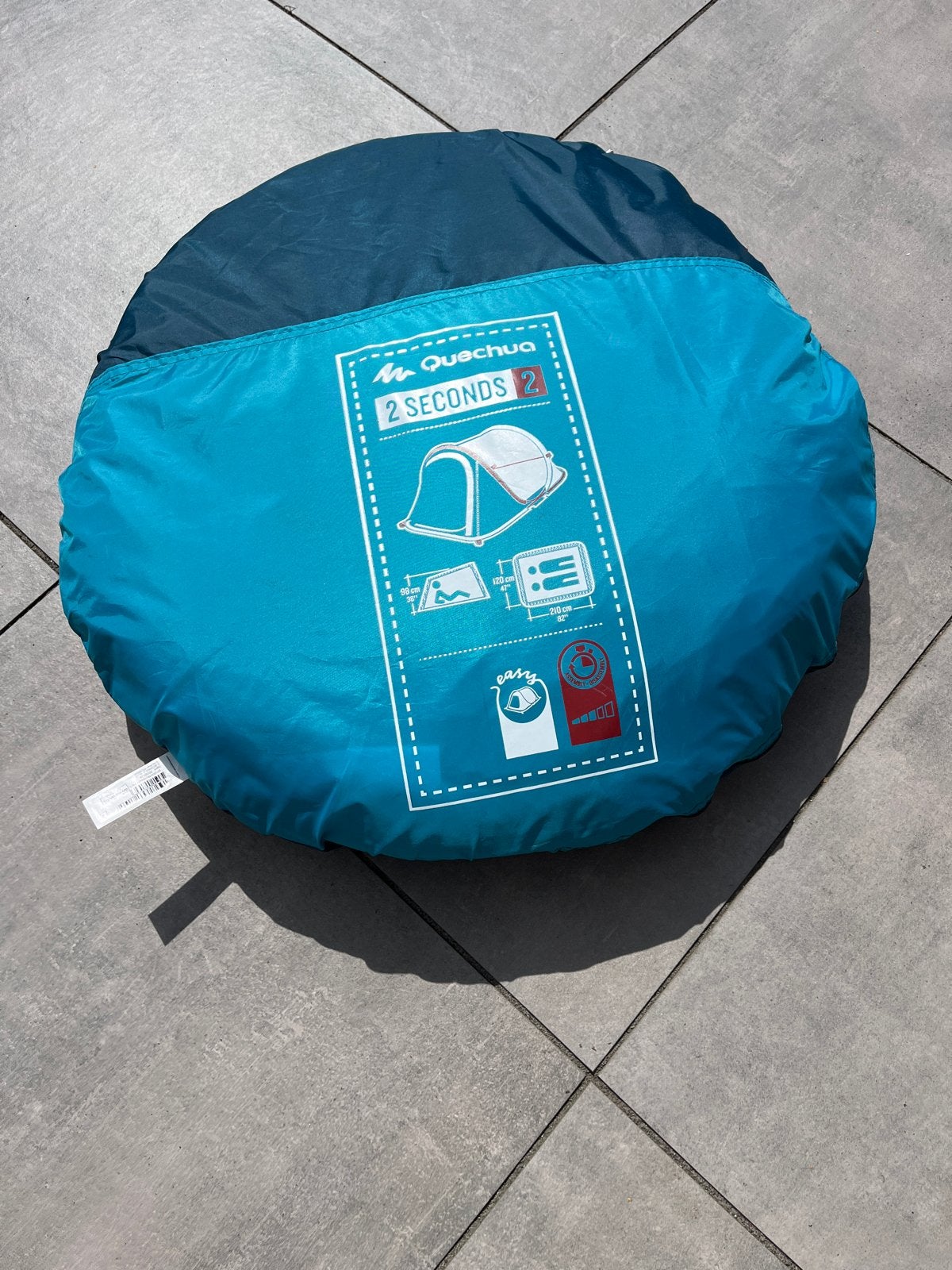 Quechua 2 Seconds 2-persoons pop-up tent, Ophalen, Gebruikt, Tot en met 2