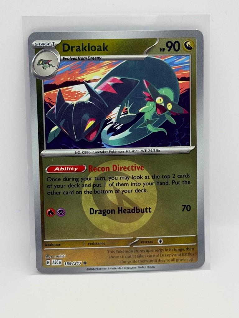 Drakloak [Energy] #159 Pokemon Ascended Heroes, Verzenden, Nieuw, Losse kaart, Foil