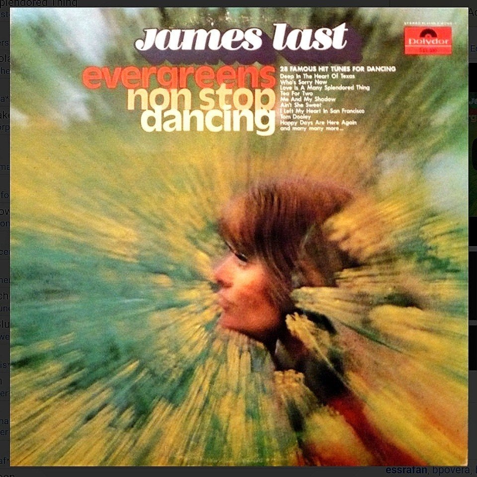 LP  JAMES LAST ORKEST - Evergreens/Non Stop Dancing, Cd's en Dvd's, Ophalen of Verzenden, Zo goed als nieuw, LP