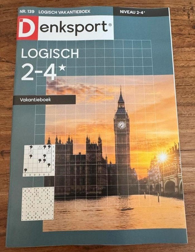 Vakantieboek Logisch 2-4 sterren 19060910, Ophalen of Verzenden, Minder dan 500 stukjes, Nieuw, Puzzelboek