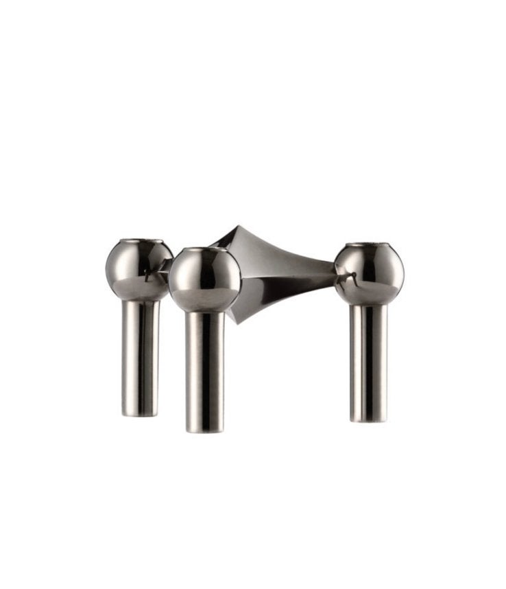 STOFF Nagel Candle Holder Chrome / kandelaar, Ophalen, Nieuw, Metaal, Kandelaar