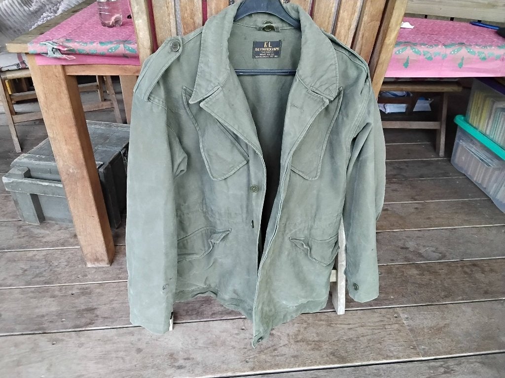 Legerjas, Ophalen, Maat 48/50 (M), KL seyntex, Gedragen