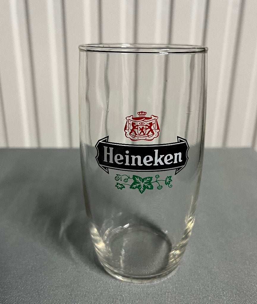Vintage Heineken bierglas - barstijl beker model, Ophalen of Verzenden, Nieuw, Glas of Glazen, Heineken