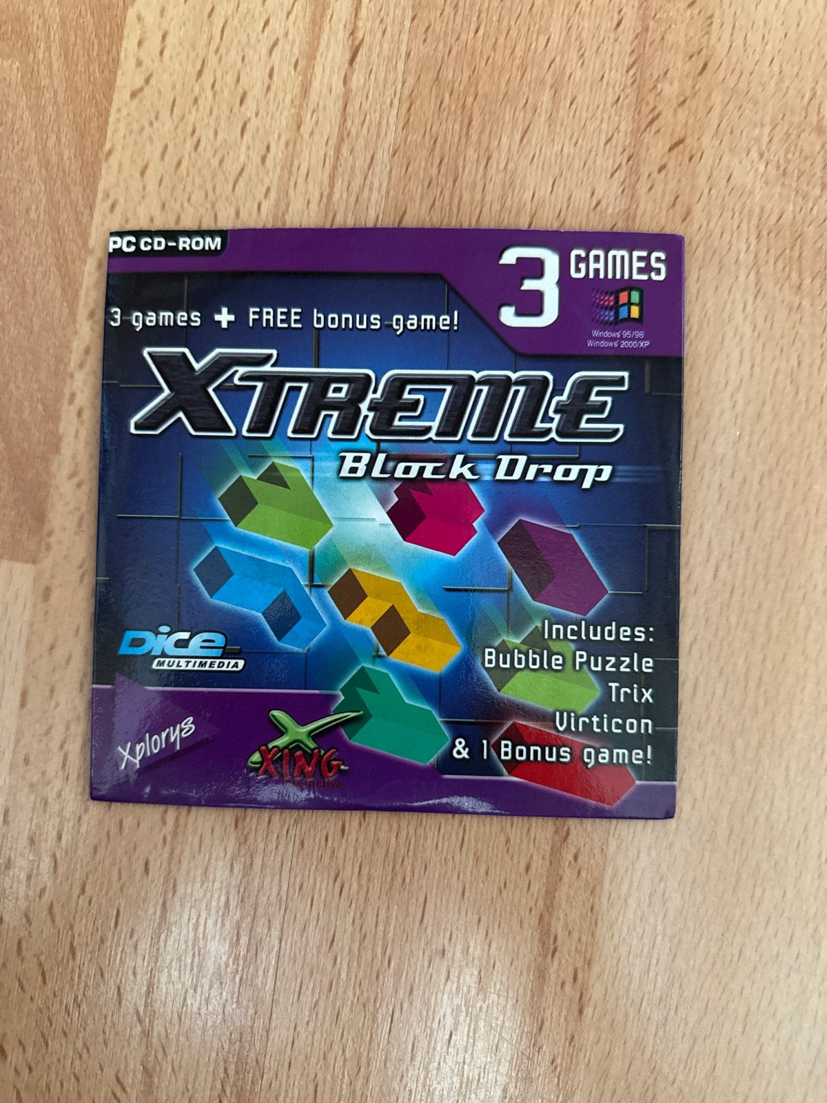 Xtreme Block Drop PC CD-ROM - 3 games + bonus game!, Spelcomputers en Games, Games | Pc, Puzzel en Educatief, 1 speler, Ophalen of Verzenden