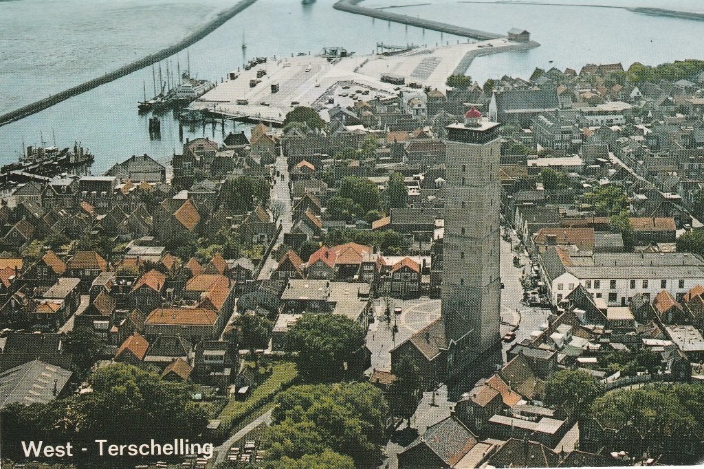 Terschelling, Ophalen of Verzenden, 1940 tot 1960, Gelopen, Waddeneilanden