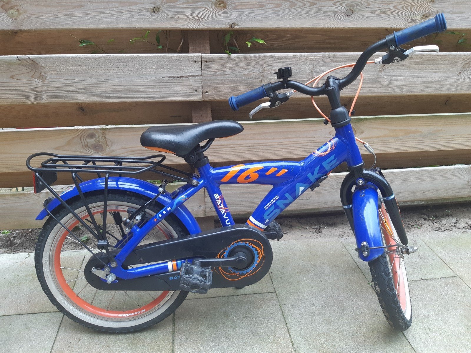 Jongensfiets 16 inch., Ophalen, Terugtraprem, Batavus Snake fiets, 16 tot 20 inch