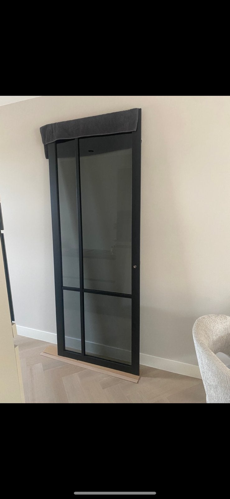 Svedex opdekdeur met rookglas, Ophalen, 80 tot 100 cm, 215 cm of meer, Binnendeur