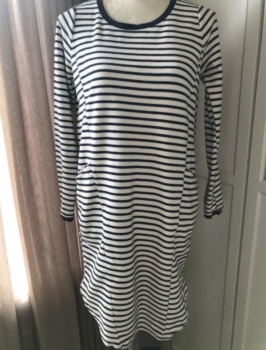 Sweatshirt Jurk met Zakken, Kleding | Dames, Maat 38/40 (M), Blauw, Object, Ophalen of Verzenden