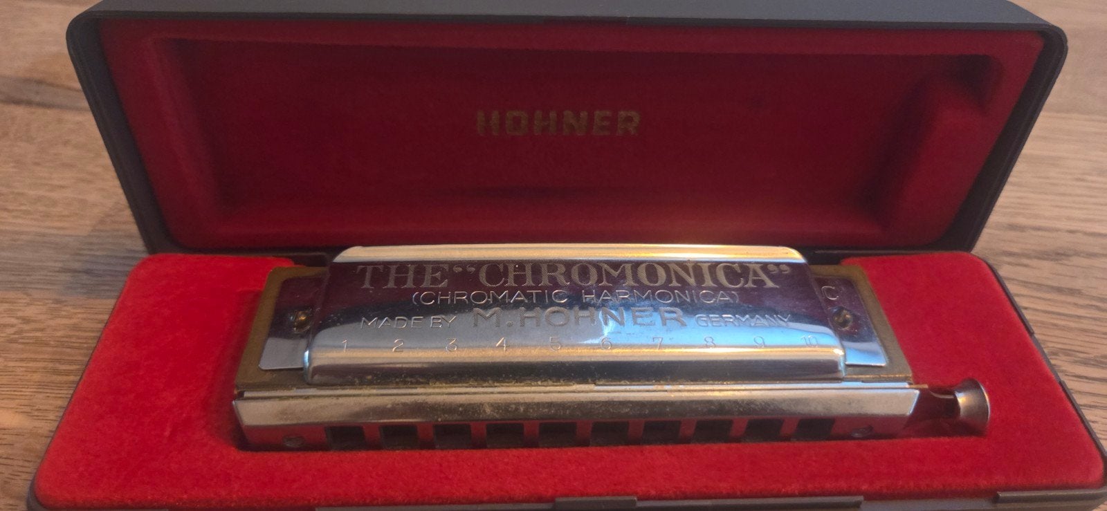 Hohner mondharmonica Chromonica 260, Ophalen, C-mondharmonica