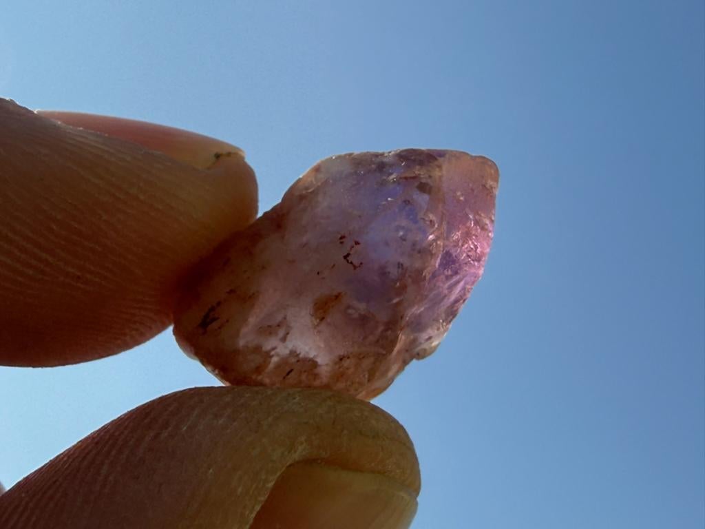 Fantoom Amethist puntje mineralen uit Bolivia V, Verzamelen, Mineralen en Fossielen, Ophalen of Verzenden, Mineraal