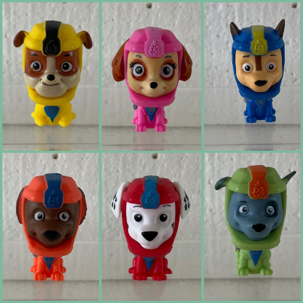 6x Paw Patrol poppetjes complete set nieuwstaat, Ophalen of Verzenden, Zo goed als nieuw